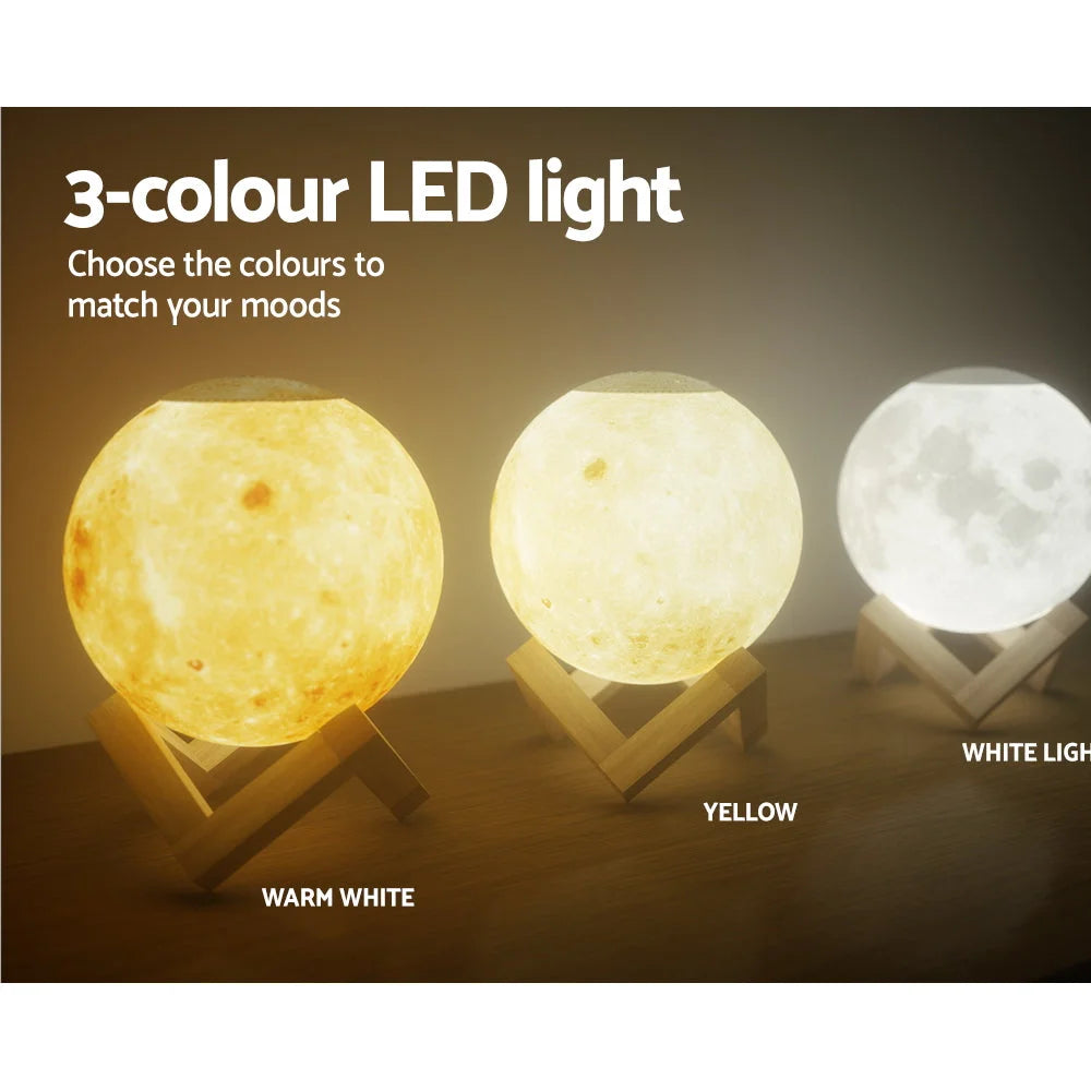 Aroma Diffuser LED Moon Lamp 880ml - Summer Sale