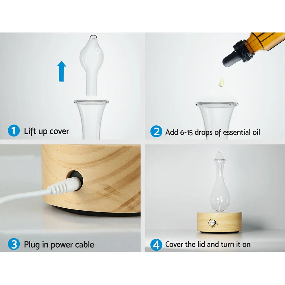Aromatherapy Aroma Diffuser Waterless Pure Essential Oil