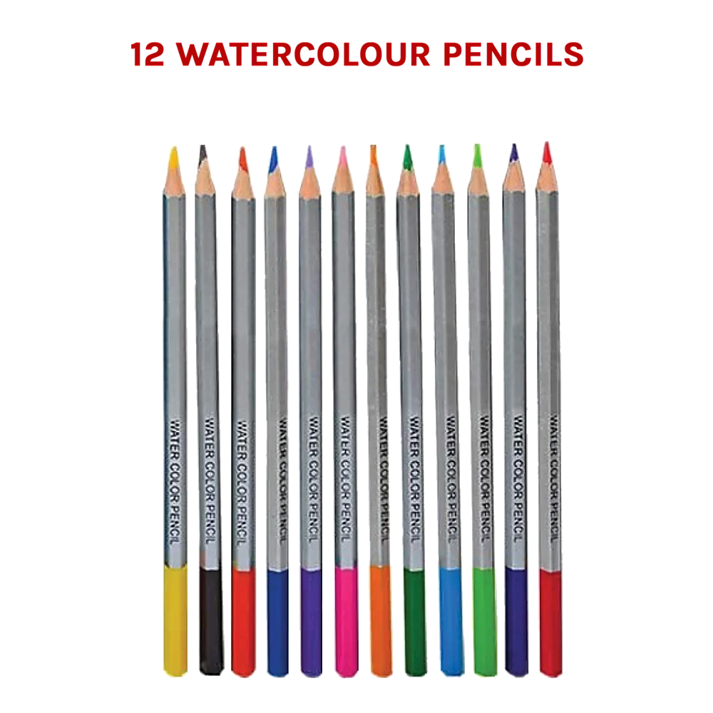 Art Sketch Pencil Set 72pcs for Oil Drawing Colouring