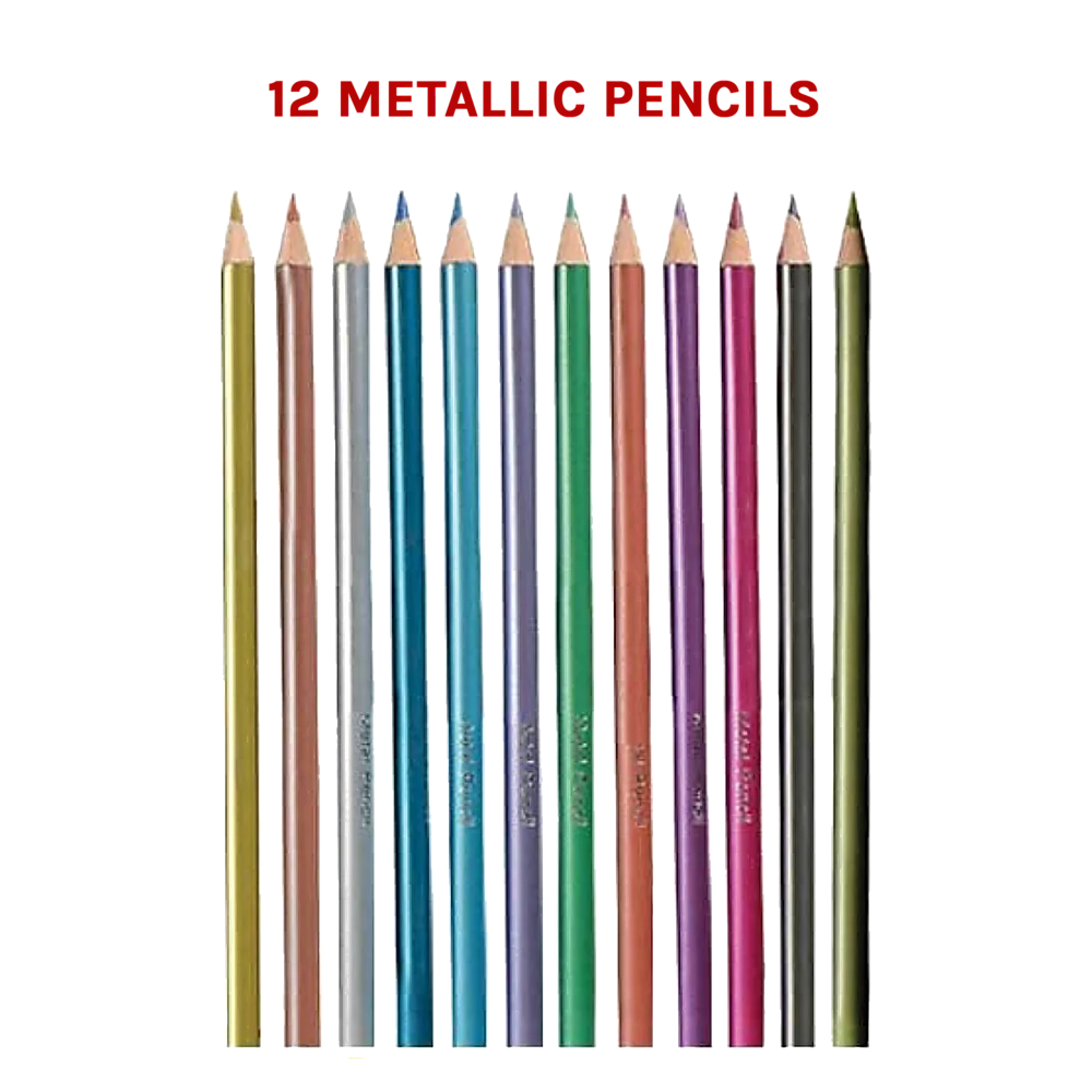 Art Sketch Pencil Set 72pcs for Oil Drawing Colouring