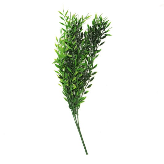 Artificial Bamboo Leaf Stem UV 30cm - Home & Garden >