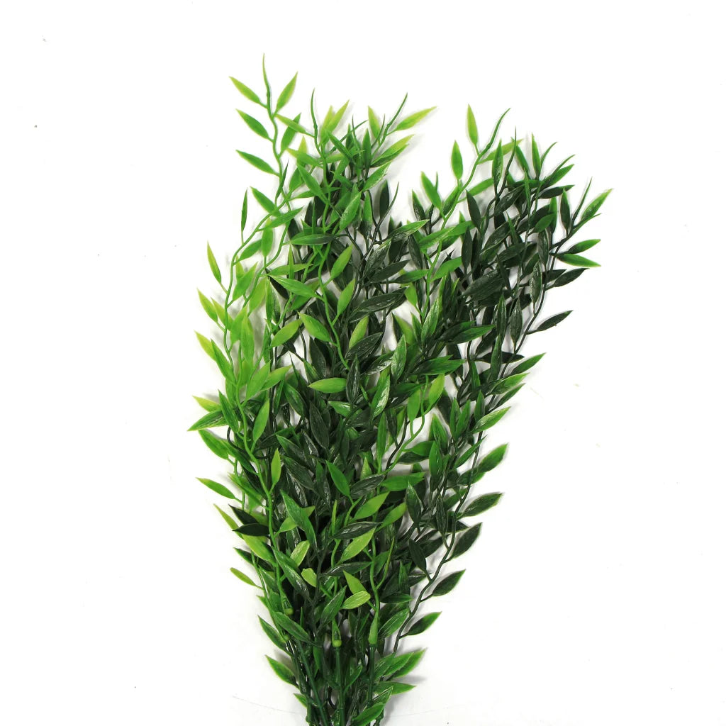 Artificial Bamboo Leaf Stem UV 30cm - Home & Garden >