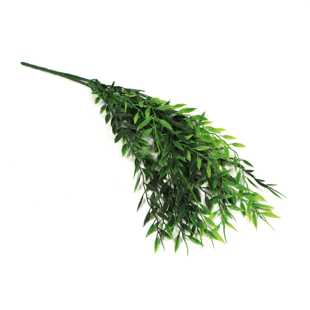 Artificial Bamboo Leaf Stem UV 30cm - Home & Garden >