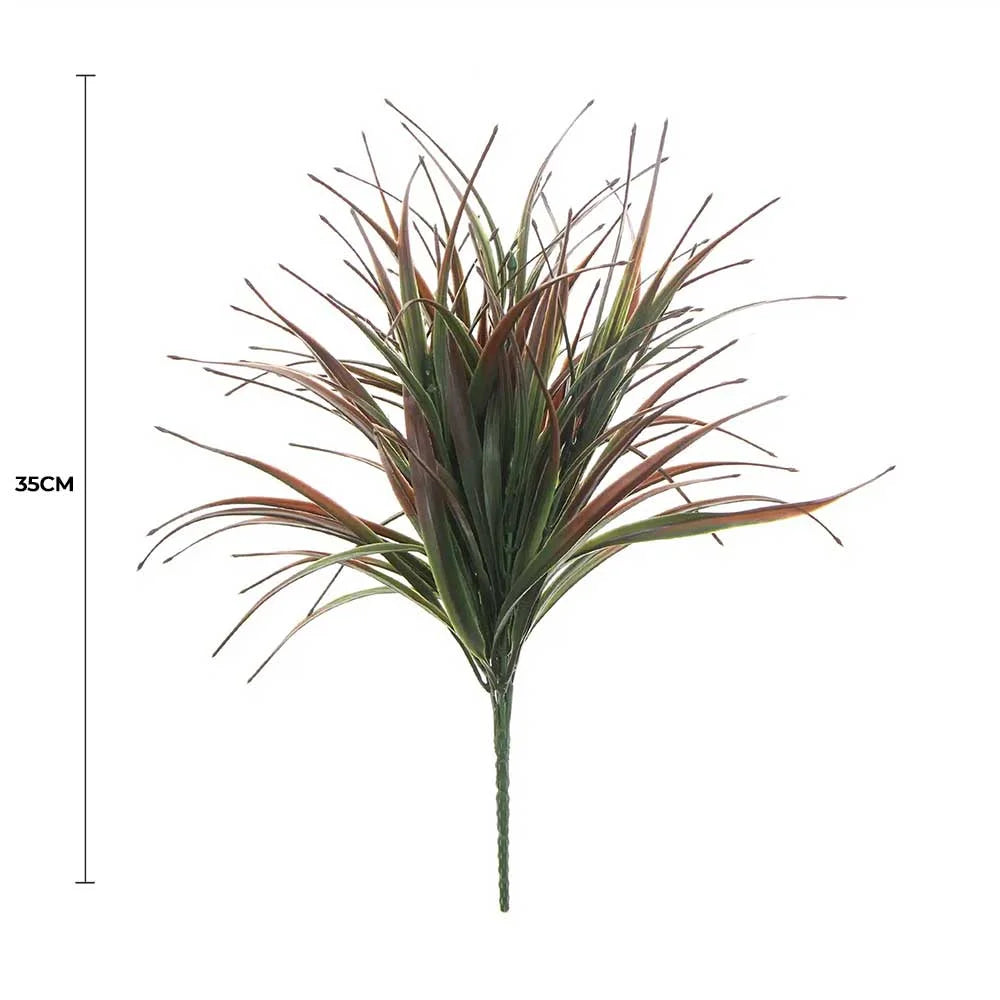 Artificial Brown Tipped Grass Plant UV Resistant 35cm