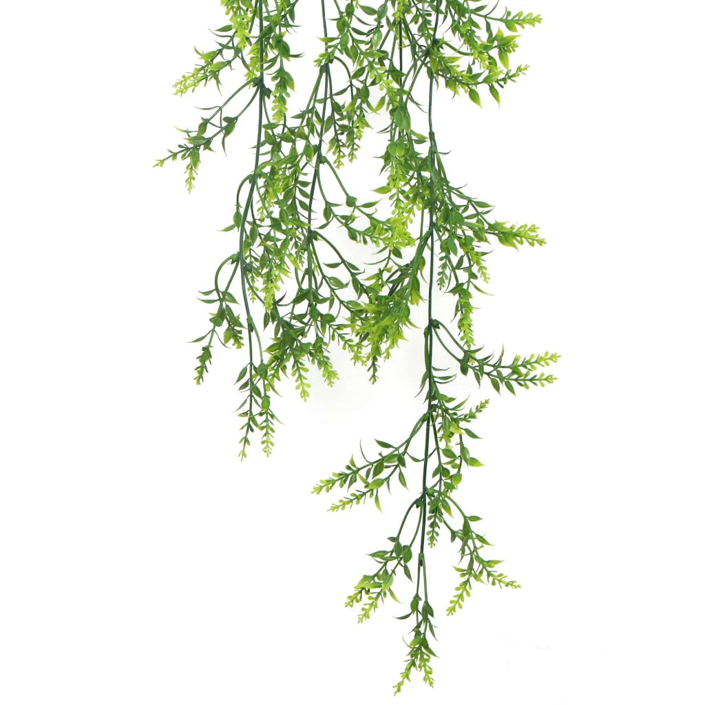 Artificial Dense Hanging Evergreen Plant - Two-Tone UV