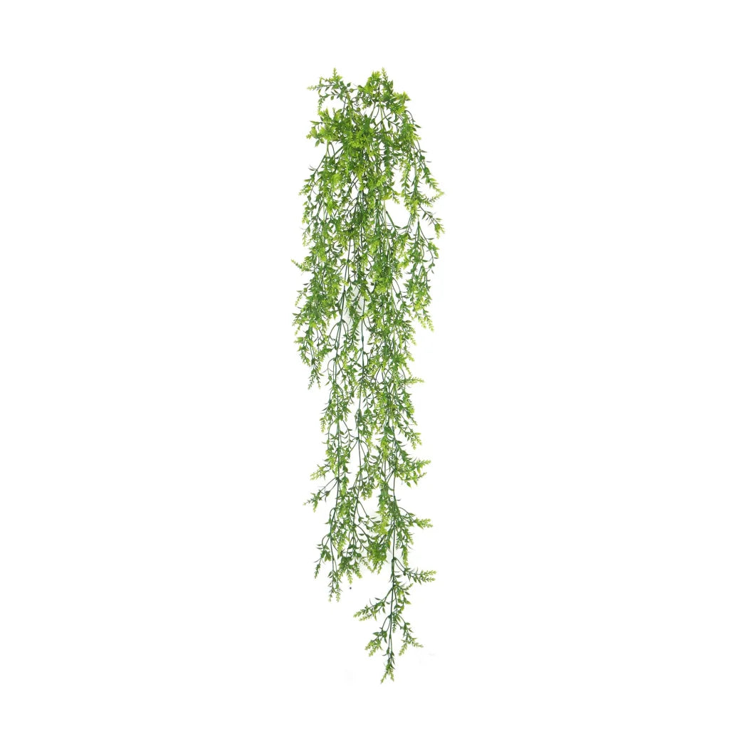 Artificial Dense Hanging Evergreen Plant - Two-Tone UV