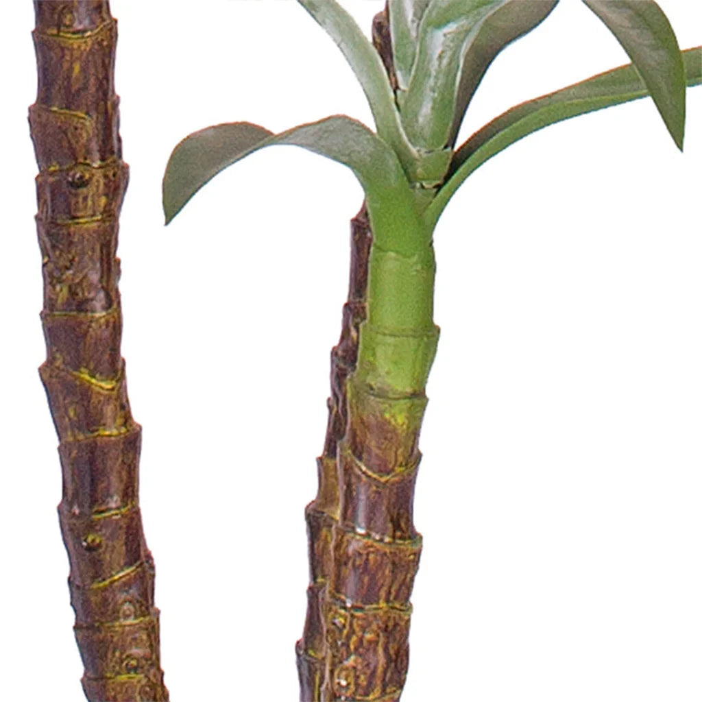 Artificial Dracaena Yucca Tree 4X 180cm Natural Green Fake Tropical Indoor Plant Home Office Decor