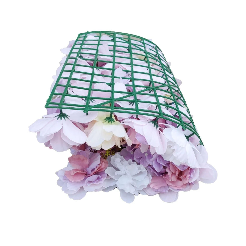 Artificial Flower Wall Backdrop Panel 40CM x 60CM - Mixed