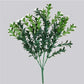 Artificial Flowering Boxwood Stem UV Resistant 30cm - Home
