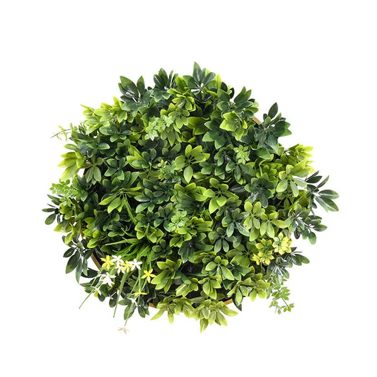 Artificial Green Wall Plant Panel Daffodil Smile Disc Art
