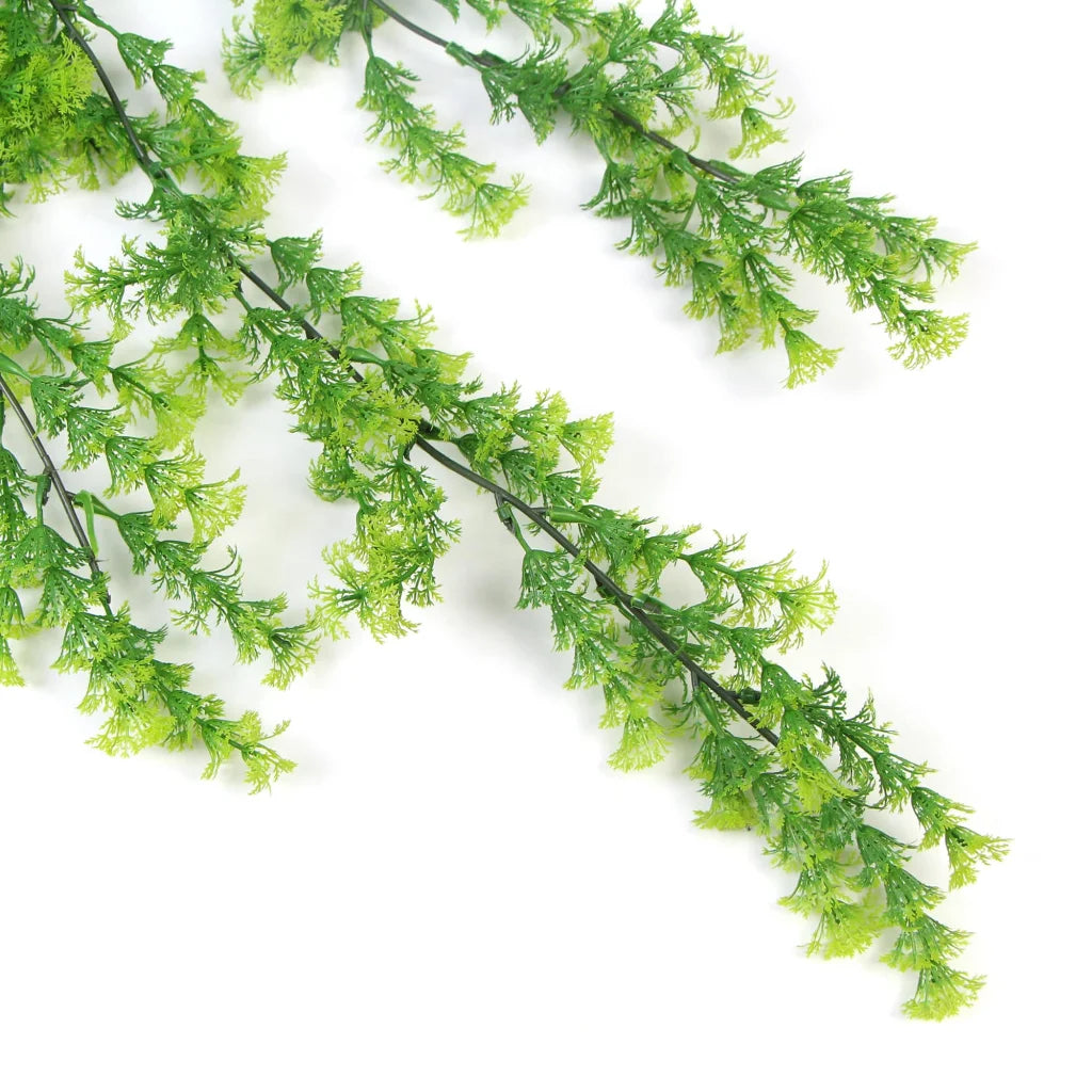 Artificial Hanging Bell Leaf Plant UV Resistant - 80CM Long