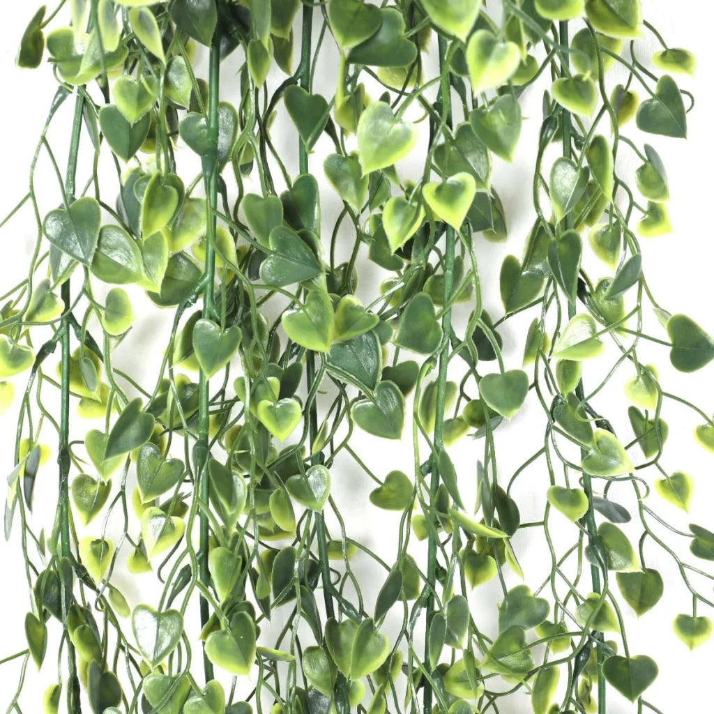 Artificial Hanging Plant (Heart Leaf) UV Resistant - 90cm