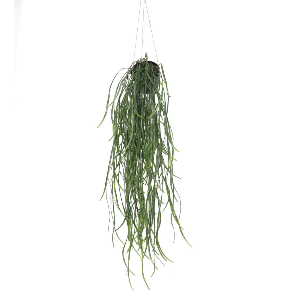 Artificial Hanging Potted Plant Willow Leaf - 66cm UV