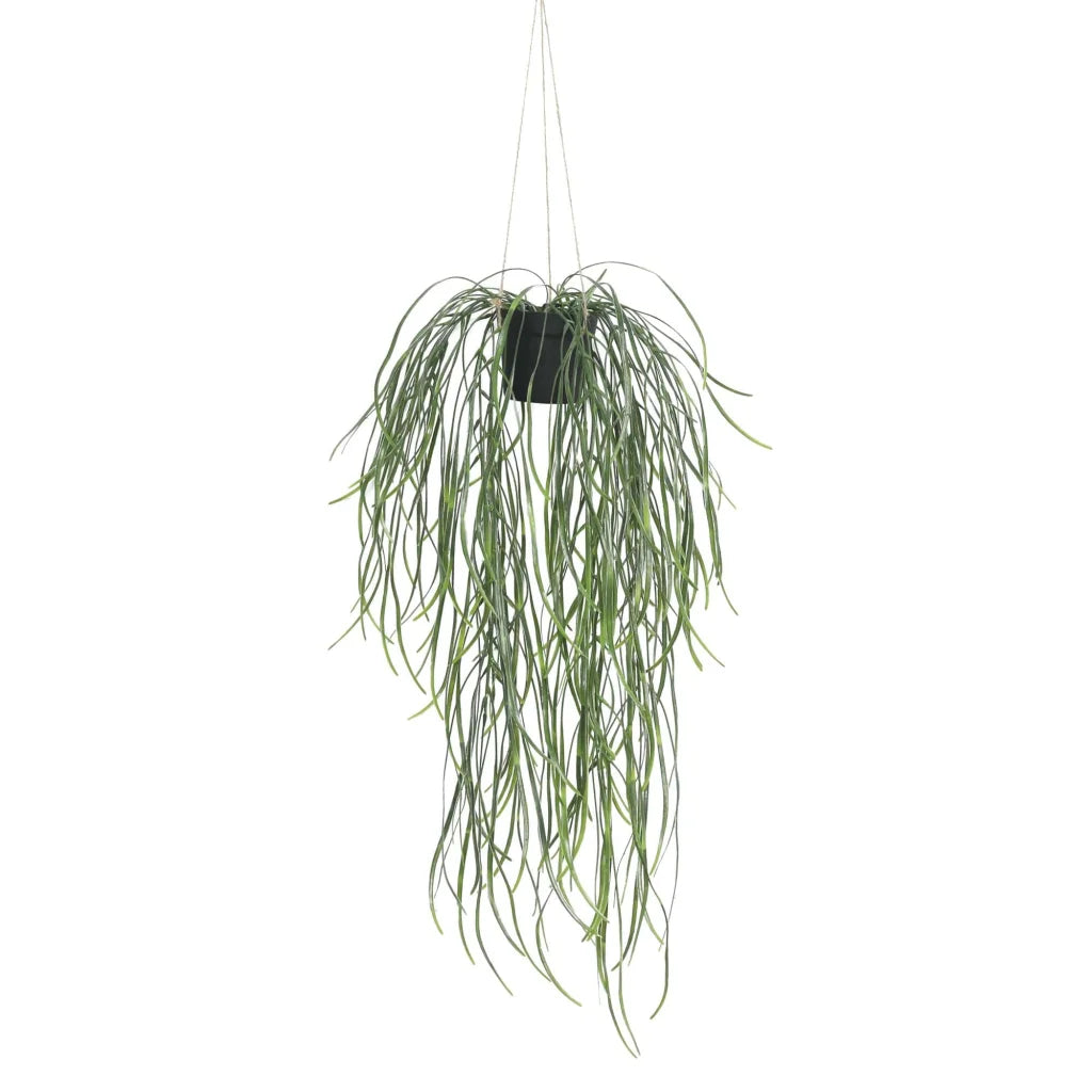 Artificial Hanging Potted Plant Willow Leaf - 66cm UV