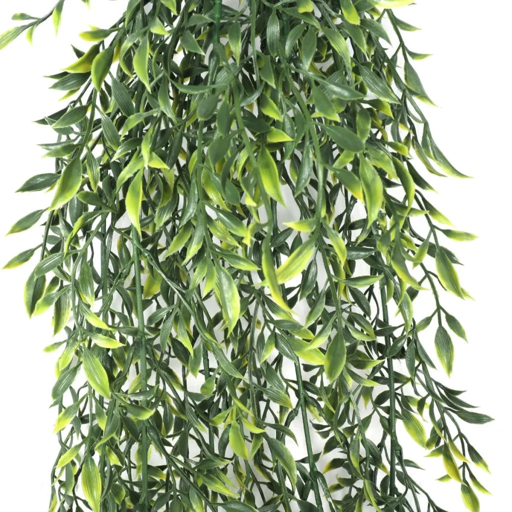 Artificial Hanging Ruscus Leaf Plant UV Resistant - 90cm