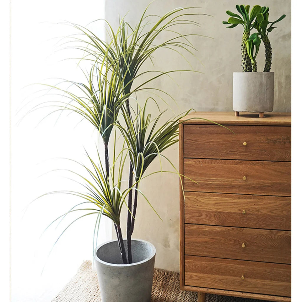 Artificial Indoor Dragon Blood Tree Set Premium 4X 145cm Green Fake Decorative