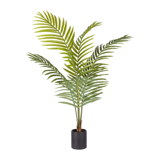 Artificial Indoor Plant 120cm Green Rogue Areca Palm Tree Fake Tropical Home Office Decor