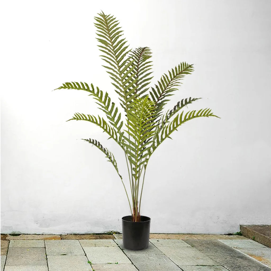 Artificial Indoor Plant 4X 160cm Green Rogue Areca Palm Tree Fake Tropical Home Office Decor