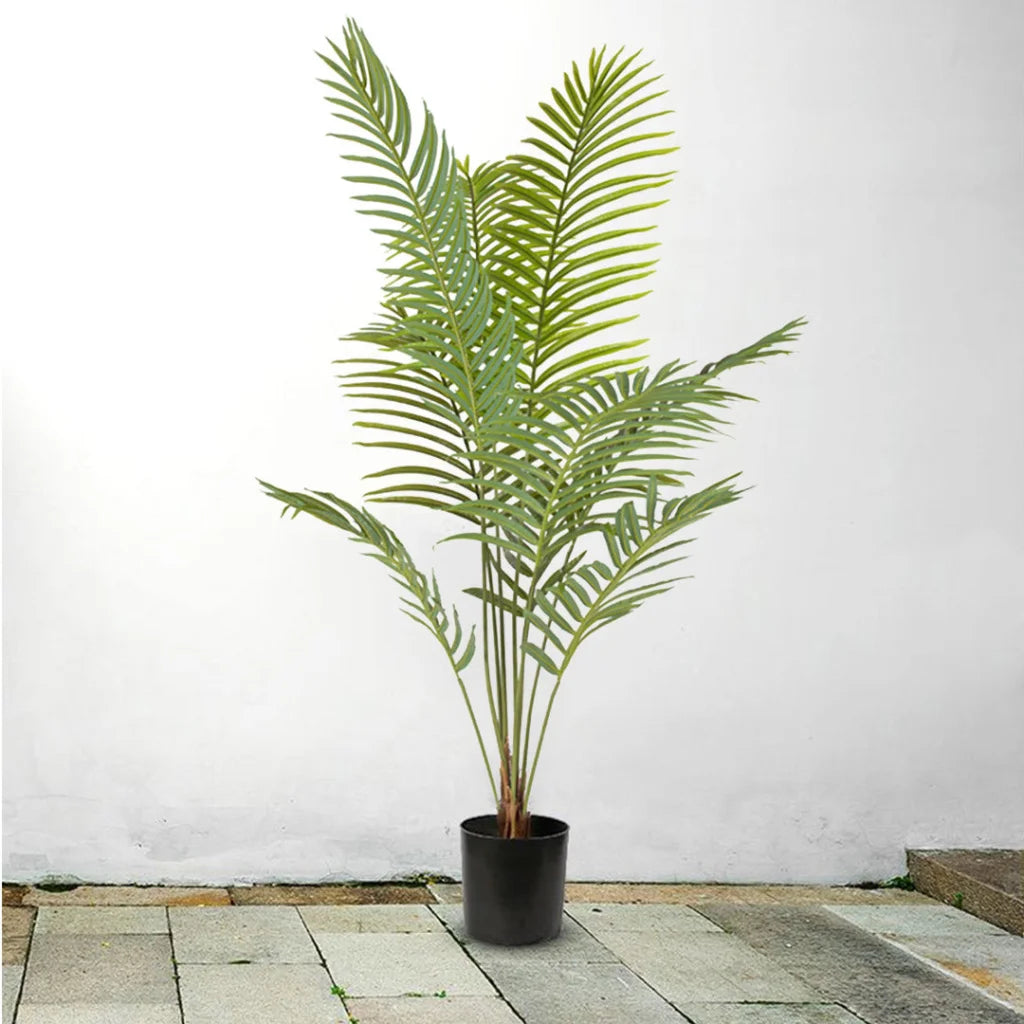 Artificial Indoor Plant 4X 180cm Green Rogue Areca Palm Tree Fake Tropical Home Office Decor