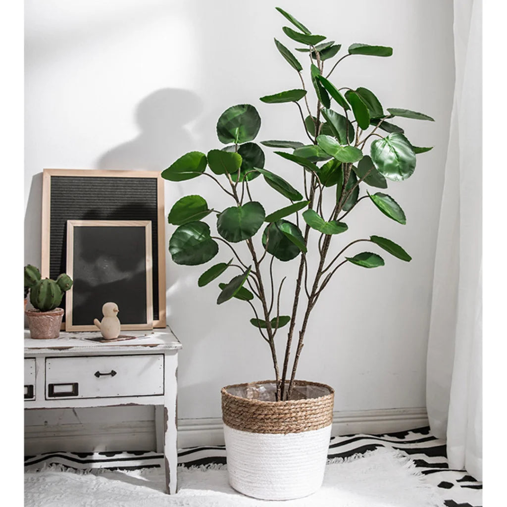Artificial Indoor Pocket Money Tree Set Premium 2X 95cm Green Fake Simulation Decorative