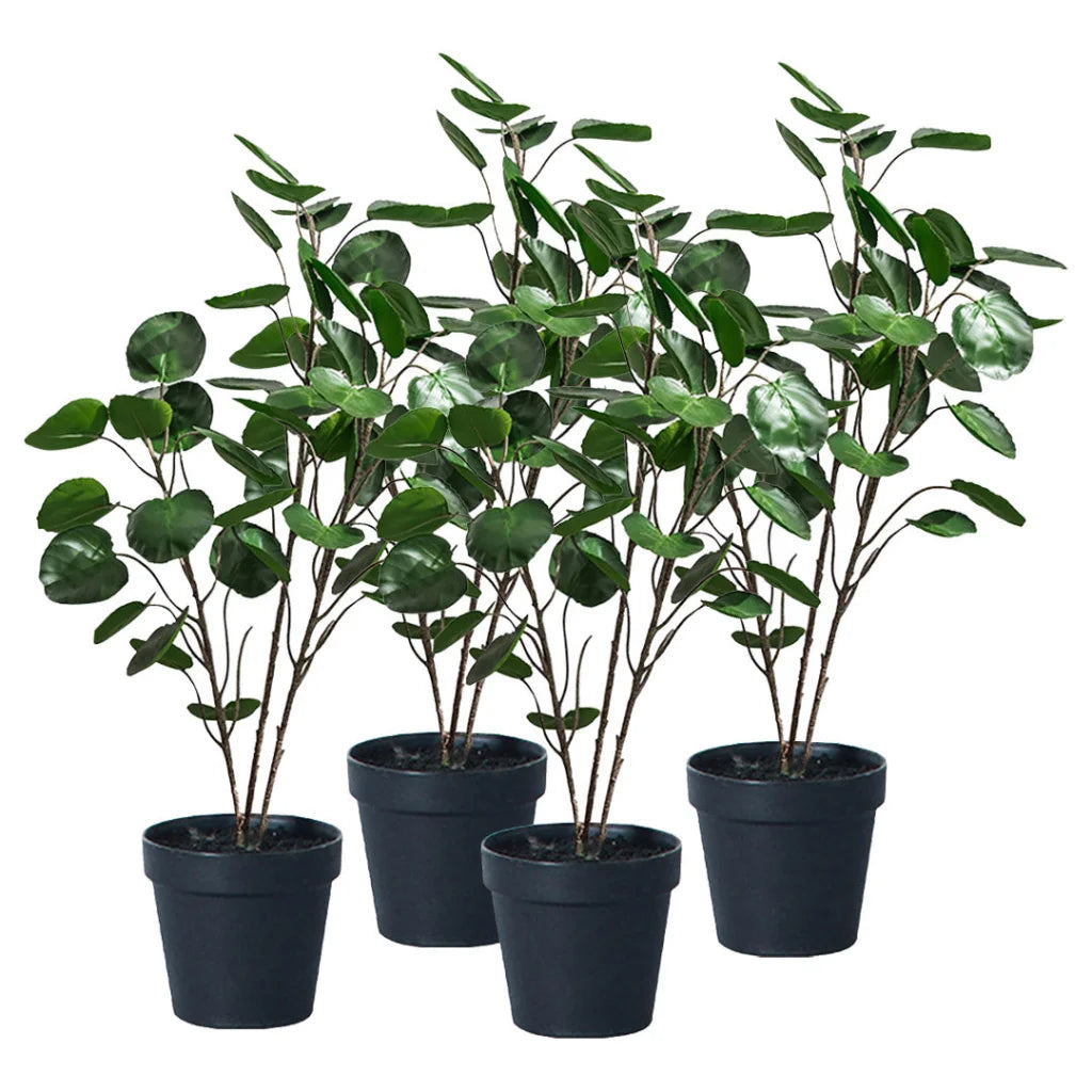 Artificial Indoor Pocket Money Tree Set Premium 4X 95cm Green Fake Plant Simulation Decorative