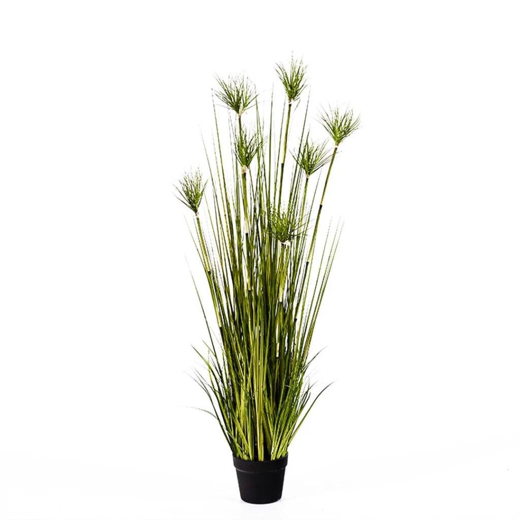 Artificial Indoor Potted Papyrus Plant Tree Premium 150cm Green Fake Simulation Decorative