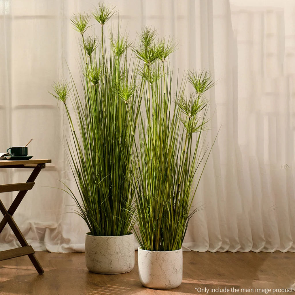 papyrus plant indoors Artificial Indoor Potted Papyrus Plant Tree Set Premium 2X 150cm Green – Home My Garden