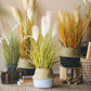 Artificial Indoor Potted Reed Bulrush Grass Tree Premium 137cm Fake Plant Simulation Decorative