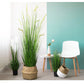 Artificial Indoor Potted Reed Grass Tree Set Premium 2X 120cm Green Fake Plant Simulation Decorative