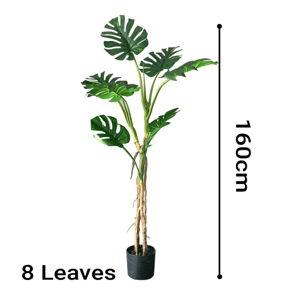 Artificial Indoor Turtle Back Tree Set Premium 2X 160cm Green Fake Fern Plant Decorative