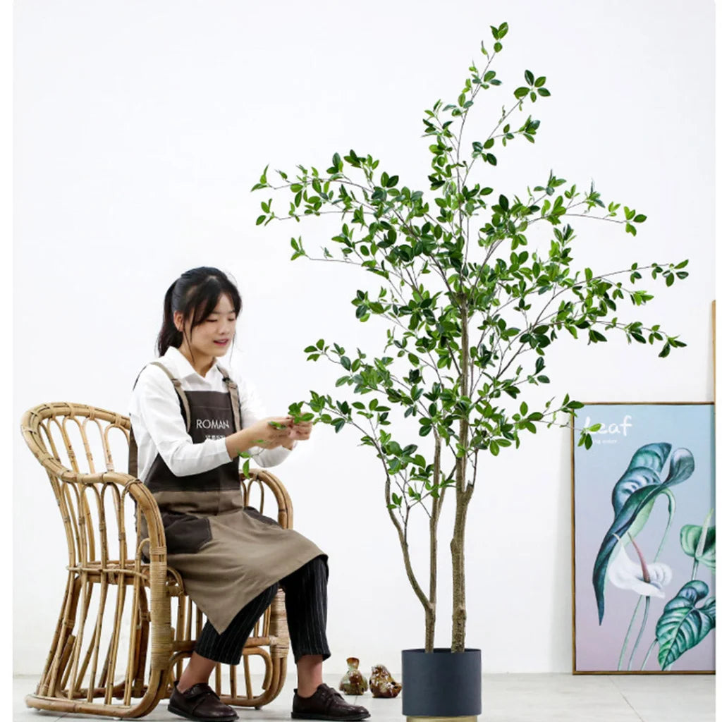 Artificial Indoor Watercress Tree Set Premium 2X 120cm Green Fake Simulation Decorative
