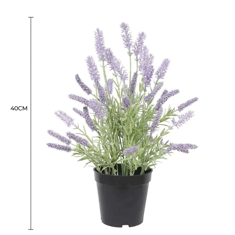 Artificial Lavender Plant 40cm - Home & Garden > Artificial