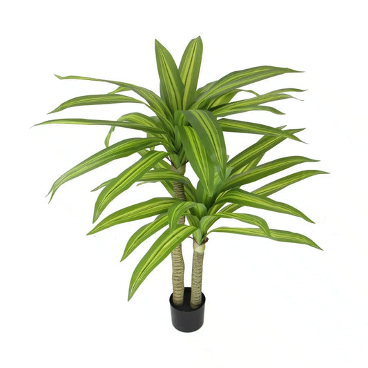 Artificial Multi Head Dracaena Tree Mixed Green Leaves