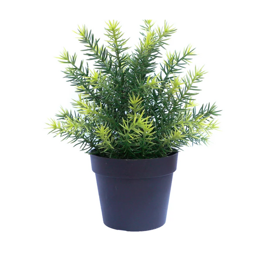 Artificial Native Grass Plant Small Potted UV Resistant