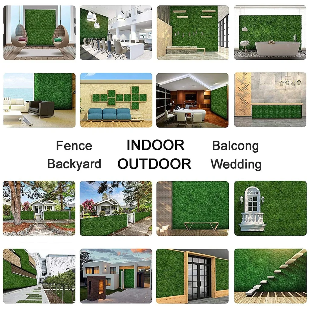 Artificial Plant Wall 1 SQM Grass Panels Vertical Garden