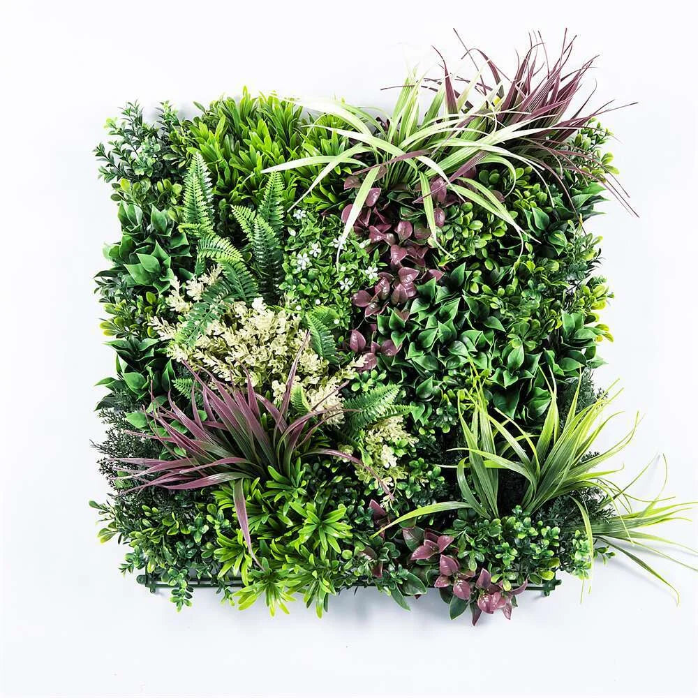 Artificial Plant Wall Grass Panels 4 Pack Vertical Garden