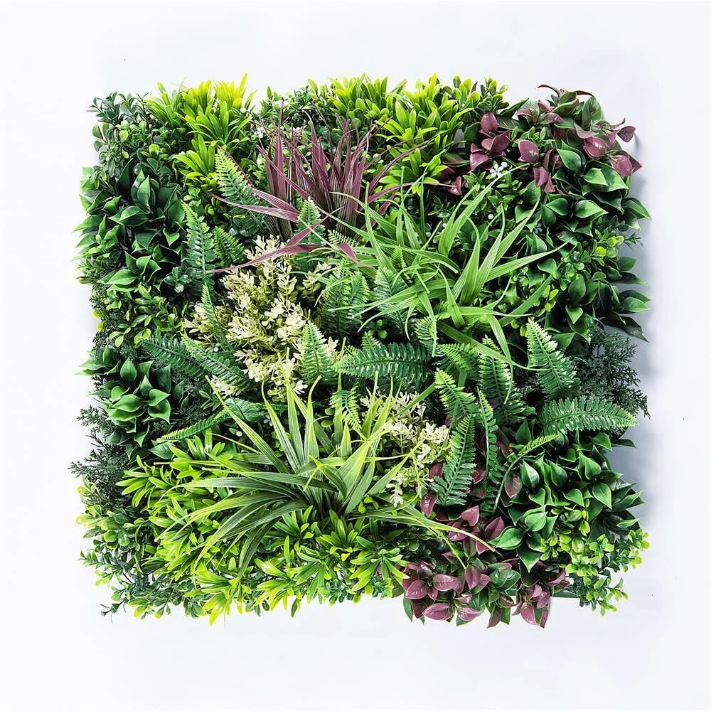 Artificial Plant Wall Grass Panels 4 Pack Vertical Garden