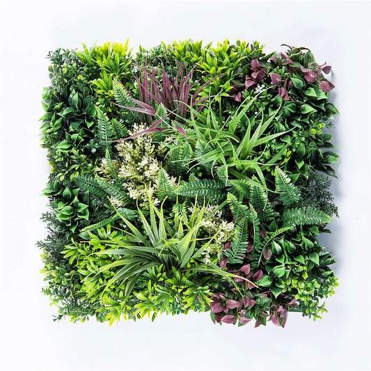 Artificial Plant Wall Grass Panels 4 Pack Vertical Garden