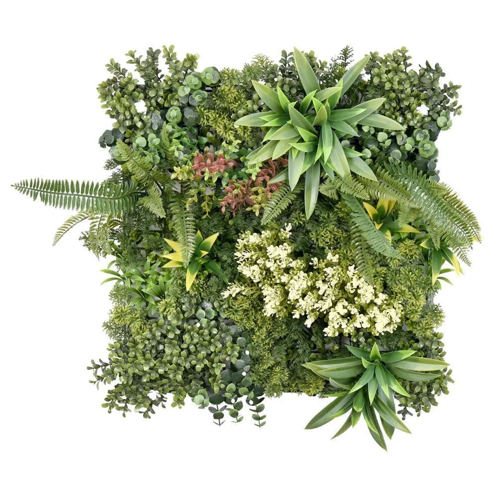 Artificial Plant Wall Grass Panels 4 Pack Vertical Garden