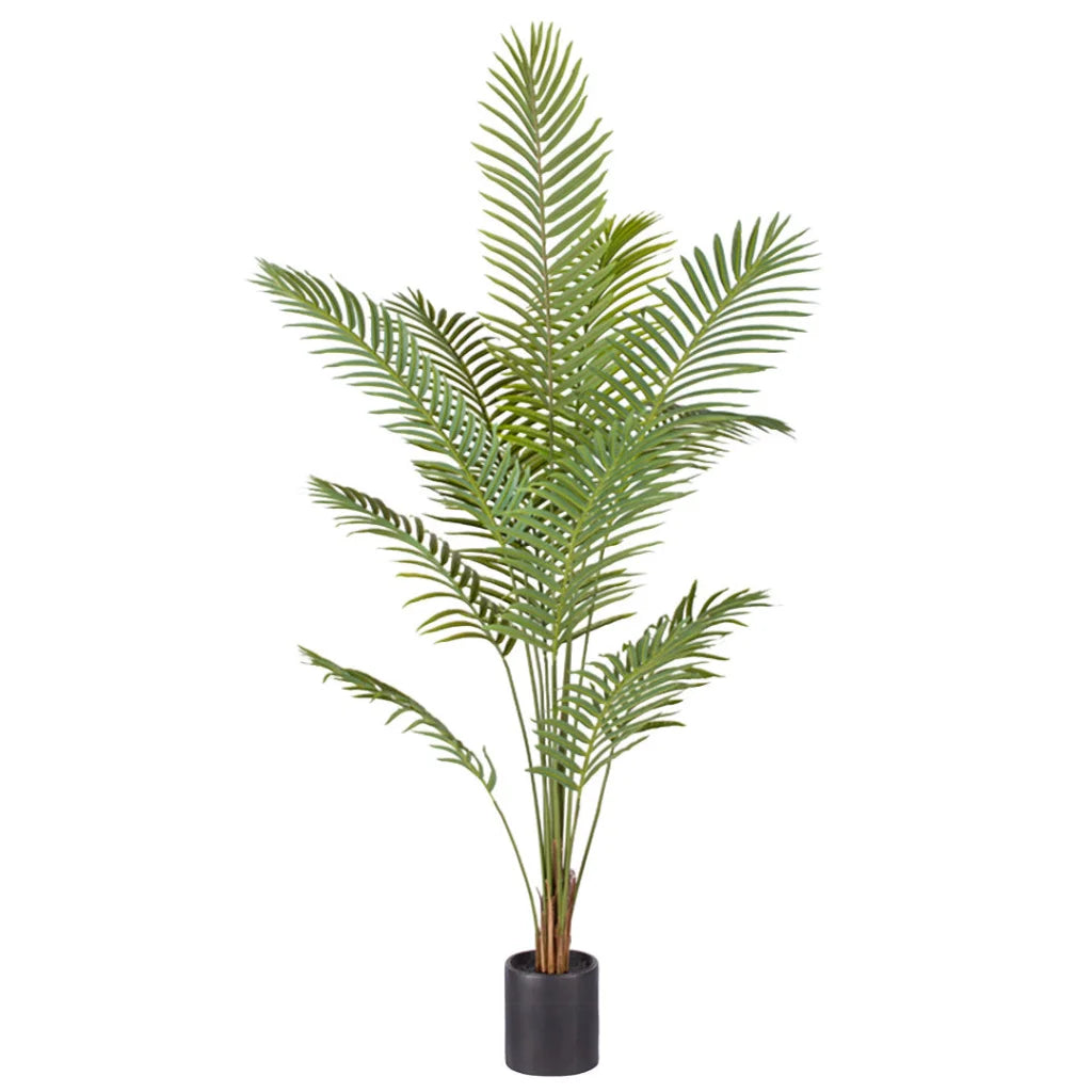 Artificial Rogue Areca Palm Tree 210cm Green Indoor Fake Tropical Plant Home Office Decor