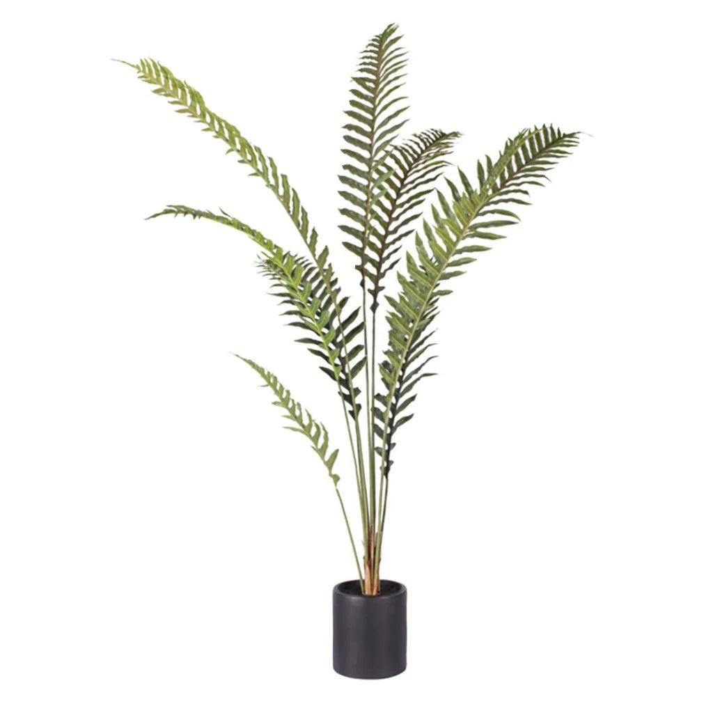 Artificial Rogue Hares Foot Fern Tree 180cm Green Fake Tropical Indoor Plant Home Office Decor