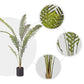 Artificial Rogue Hares Foot Fern Tree 210cm Green Fake Tropical Indoor Plant Home Office Decor