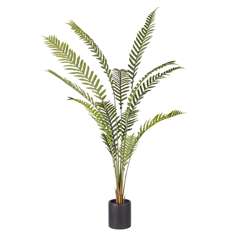 Artificial Rogue Hares Foot Fern Tree 240cm Green Fake Tropical Indoor Plant Home Office Decor