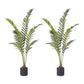 Artificial Rogue Hares Foot Fern Tree 2X 150cm Green Fake Tropical Indoor Plant Home Office Decor