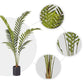 Artificial Rogue Hares Foot Fern Tree 4X 150cm Green Fake Tropical Indoor Plant Home Office Decor