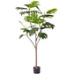 Artificial Split-Leaf Philodendron Tree 180cm Natural Green Fake Tropical Indoor Plant Home Office Decor