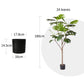 Artificial Split-Leaf Philodendron Tree 2X 180cm Natural Green Fake Tropical Indoor Plant Home Office Decor