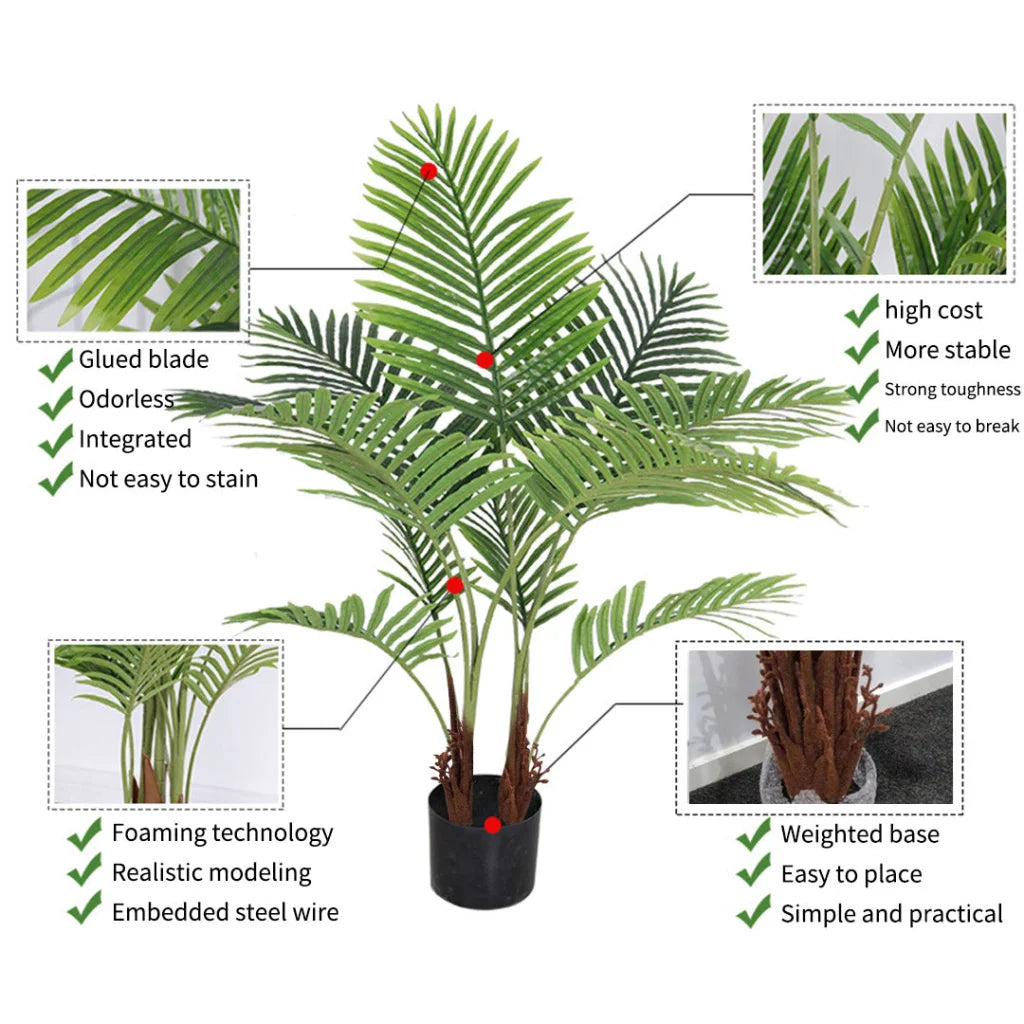 Artificial Sunflower Tree Premium 180cm Swallowtail Fake Decoration with Flower Pot