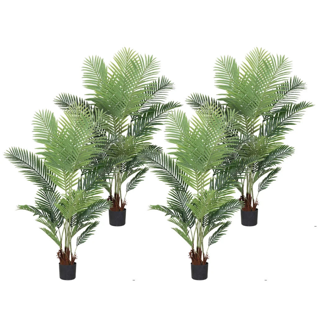 Artificial Sunflower Tree Set Premium 4X 165cm Swallowtail Fake Decoration Plant with Flower Pot