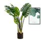 Artificial Turtle Back Tree Set Premium 2X 93cm Indoor Potted Fake Decoration with Flower Pot